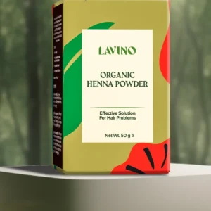 Lavino Organic Henna Powder 50gm for natural hair care