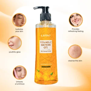 Lavino Vitamin C Shower Gel With Orange Extract (330 ml)